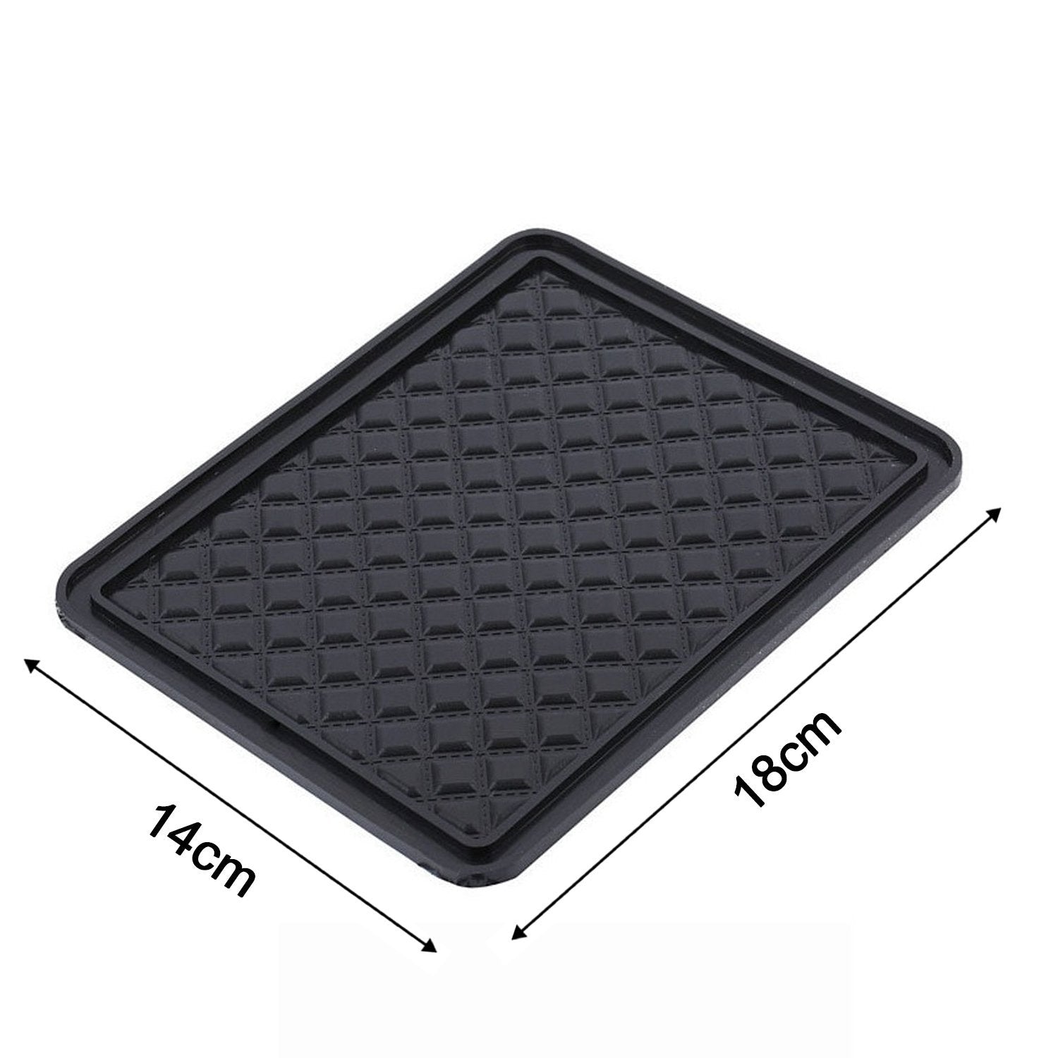 Anti-skid vinyl pad, protects surfaces and prevents movement. Anti-skid vinyl pad, protects surfaces and prevents movement.